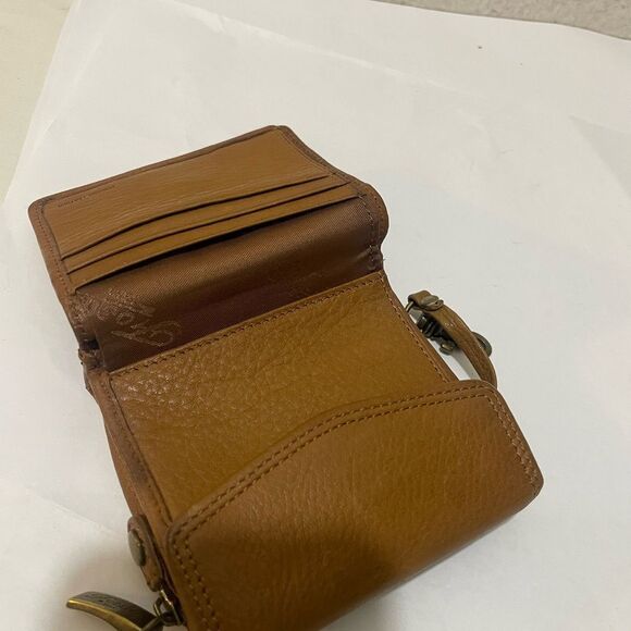 Fossil  Leather Wallet Bi-Fold Snap Zipper Credit Card ID Holder - Picture 6 of 9